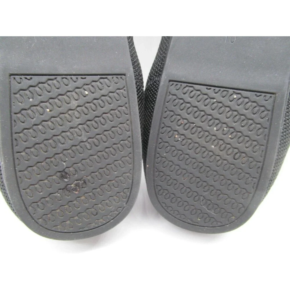 Rothy's Womens Black Flat Round Toe Knit Ballet Slip On Loafers Size US 10 - Picture 15 of 16